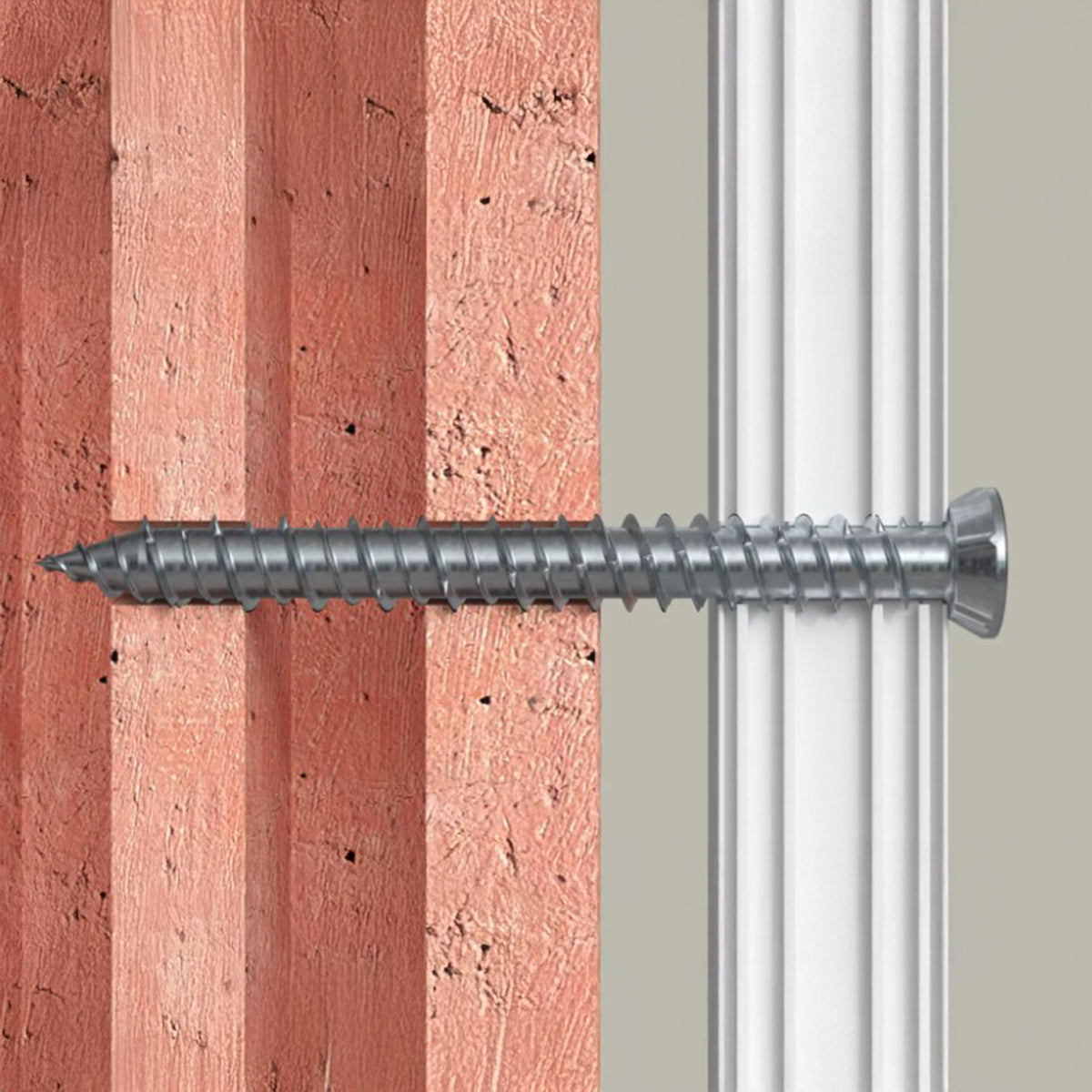 Timco Betonschrauben – Senkkopf, Multi-Fix Für Fenster, Türen, Mauerwerk – Verzinkt