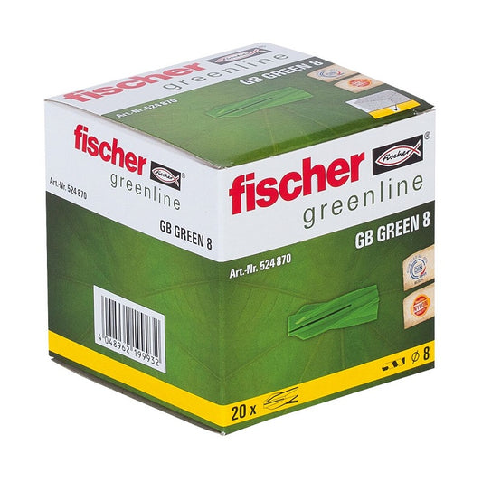 fischer Gasbetondübel GB Green 8 Karton