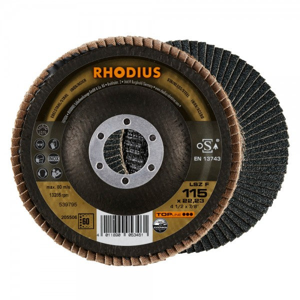 Rhodius LSZ F1 X-LOCK Fächerschleifscheibe 125x22, Produktbild-Vorschau 2