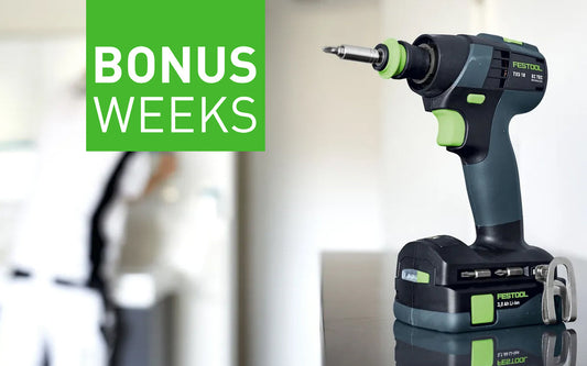 Festool Bonus Weeks Herbst 2026: TXS 18 gratis dazu!