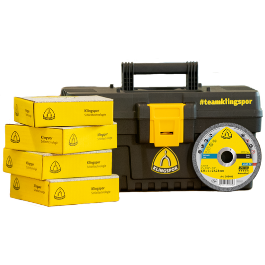 Klingspor Aktion - Werkzeugbox und A 60 TZ