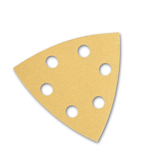 STARCKE Schleifdreieck 514, 93x93 mm, 6-Loch, Körnung gelb, Deltaschleifer Schleifmittel