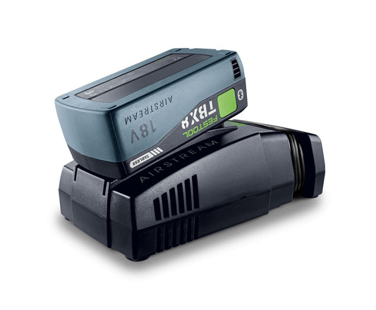 Festool Energie-Set 18V mit zwei TBX8 Akkupacks 8,0 Ah und SCA16 AIRSTREAM Schnellladegerät