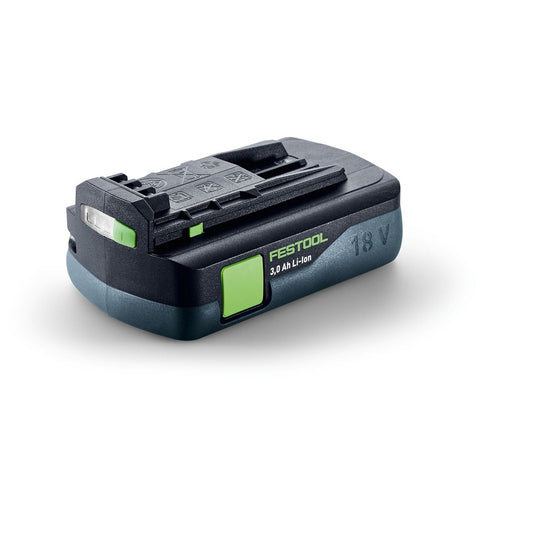 Festool Akkupack BP 18 Li 3,0 C Lithium-Ionen Akku 18V mit LED-Ladeanzeige und Softgrip-Rahmen