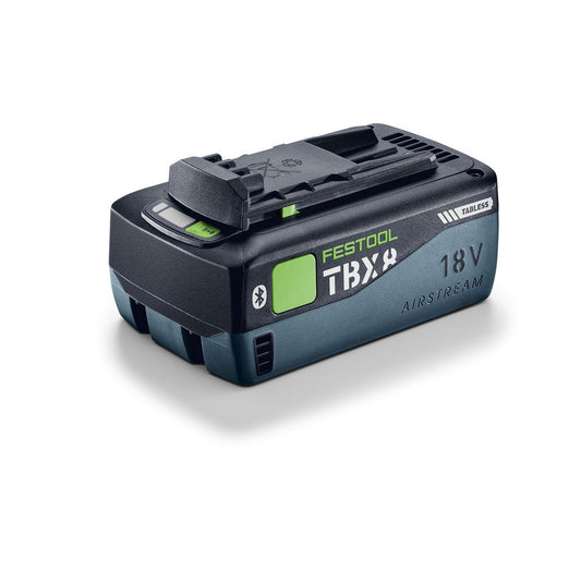 Festool TBX 8 ASI Akkupack 18V mit Tabless Zelltechnologie und LED-Ladestandsanzeige, Airstream Funktion