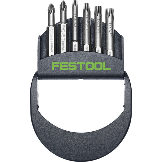 Festool Bitkassette BT-IMP SORT5 mit 6 schlagfesten Bits in Bit-Check Kassette, Vorderansicht