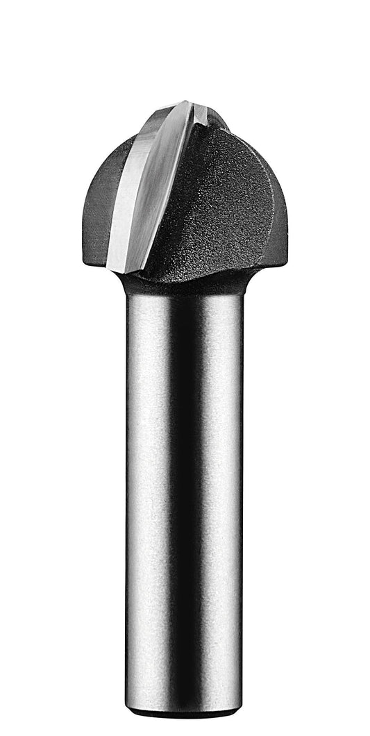 Festool Hohlkehlfräser HW mit Hartmetalschneide und 8mm Schaft, Frontalansicht