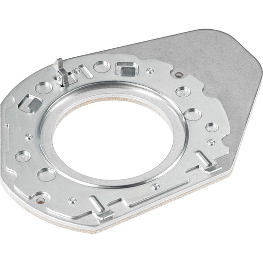 Festool Auflage AFB-OF mit Metallbasis, Klemmvorrichtung und Auflagefläche für Oberfräsen.