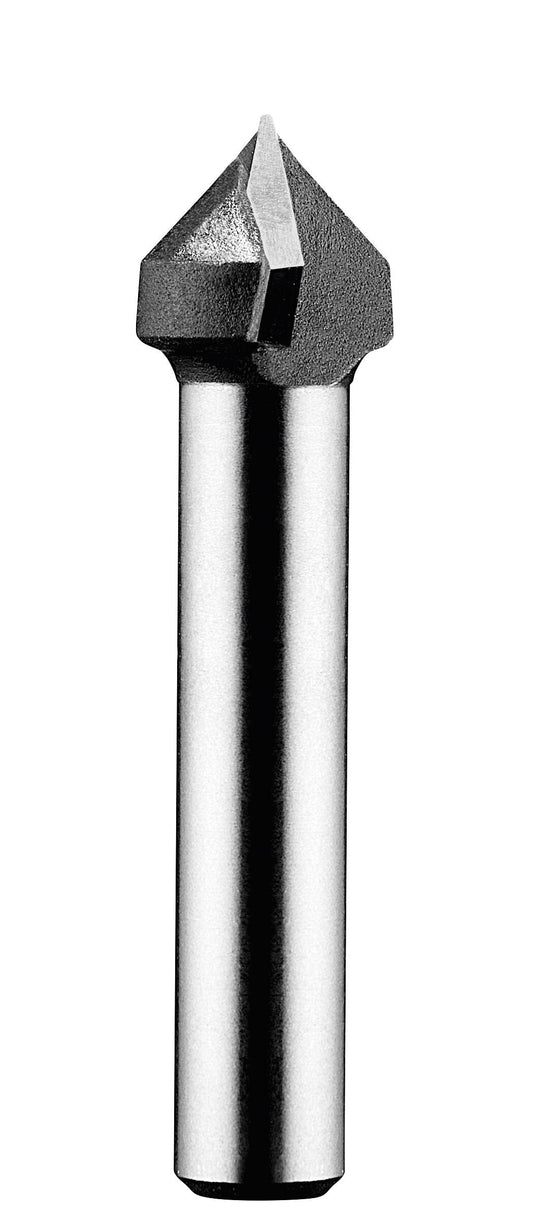 Festool V-Nutfräser HW mit Hartmetallschneiden, 90° Ausführung, Schaftfräser mit Metallschaft.