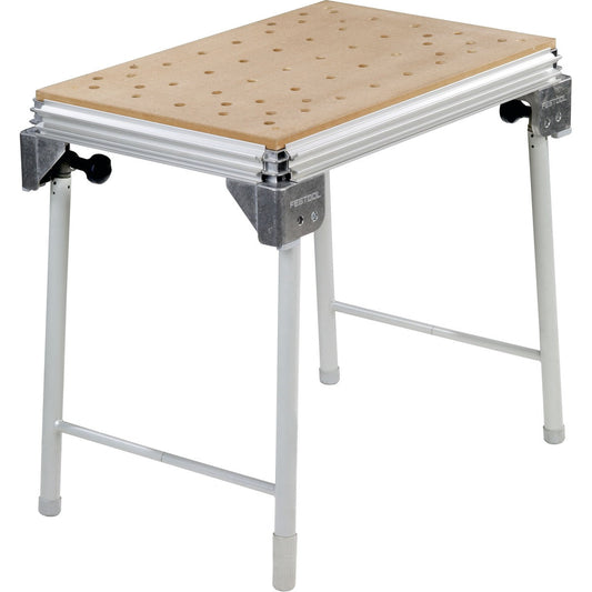 Festool Multifunktionstisch MFT KAPEX mit Holzarbeitsplatte, Aluminiumunterkonstruktion und klappbaren Beinen, mobile