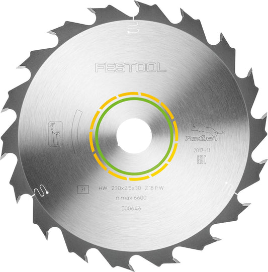 Festool Kreissägeblatt WOOD RIP CUT HW 230mm Hartmetall Längsschnitt Vollholz