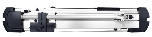 Festool Winkelabstützung AB-KA-UG/2 Kranzprofil-Anschlag mit Aluminium-Schienen, Druckplatte und T-Nut, Frontansicht.