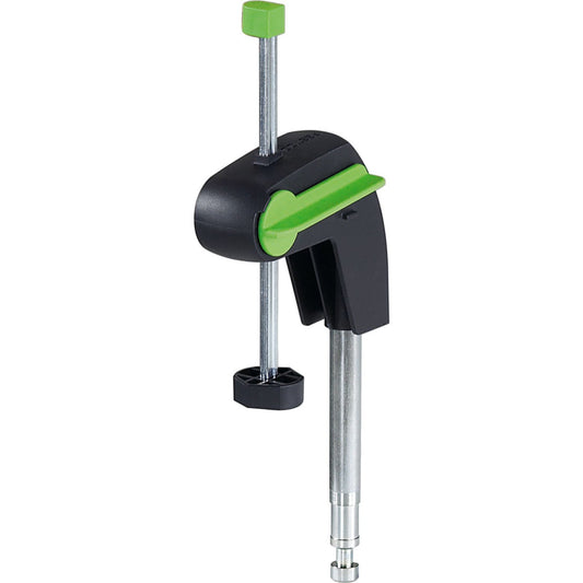 Festool Werkstückklemme KL-KS 120 mit grünem Hebel zur Befestigung an Kapp-Zugsägen