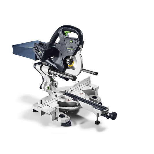 Festool Akku-Kapp-Zugsäge KAPEX KSC 60 EB-Basic mit Doppelsäulenführung und Gehrungswinkel-Einstellung