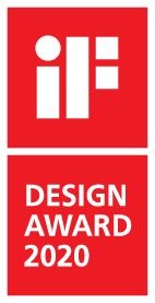 Festool iF Design Award 2020 Logo rot weiß Auszeichnung