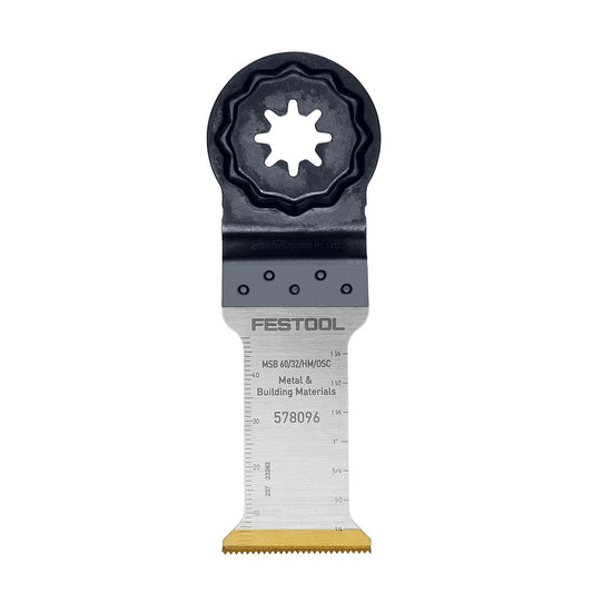 Festool Carbide-Sägeblatt MSB 60/32/HM/OSC mit Starlock Plus Aufnahme für Metall und Baustoffe