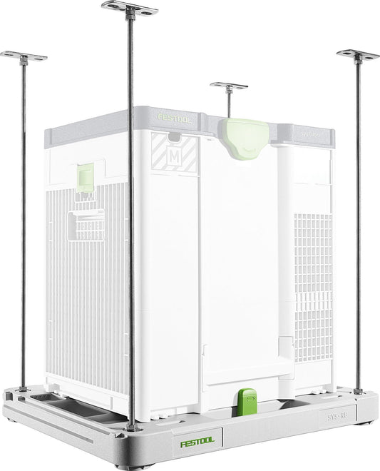 Festool Deckenhalterung DH-SYS-AIR mit Gewindestangen und Grundplatte zur Deckenmontage des Luftreinigers SYS-AIR