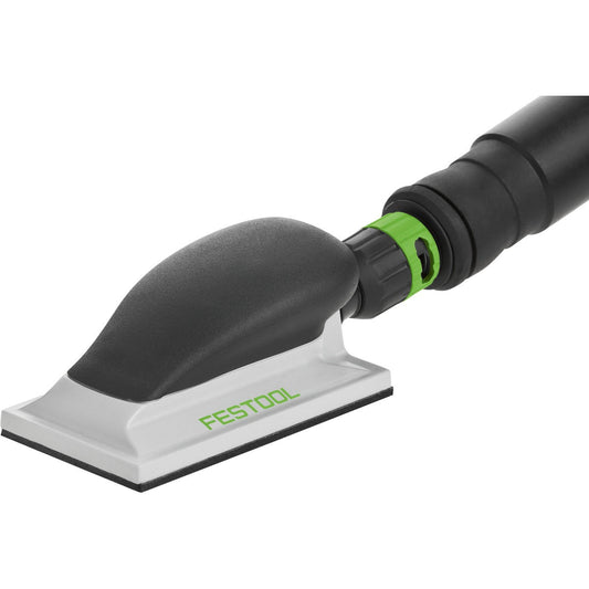 Festool Schleifklotz HSK-A mit Absaugadapter, ergonomischem Griff und Klettbelag für Handschliff