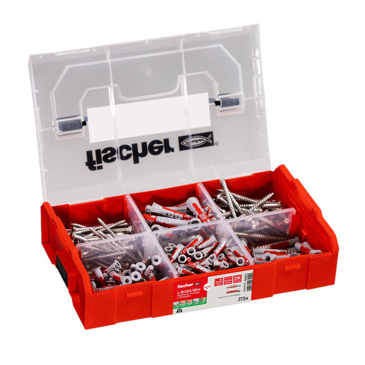 fischer L-BOXX mini geöffnet mit Inhalt