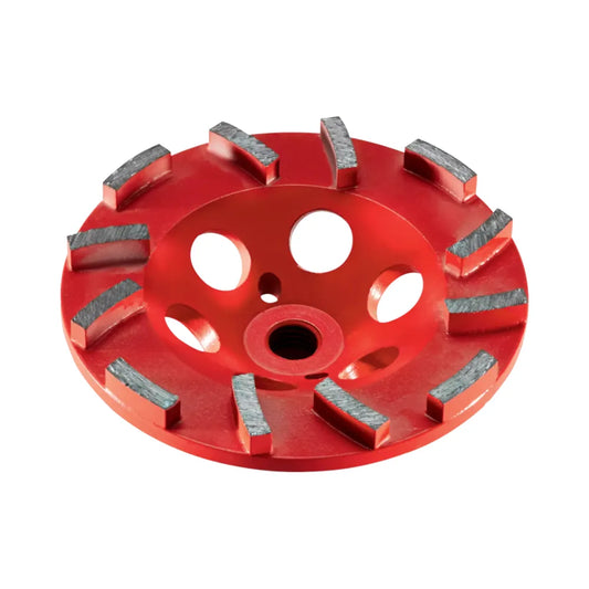 FLEX Diamantschleifteller Estrich-Jet Ø 115 mm mit Hartmetallsegmenten, Hauptansicht von oben