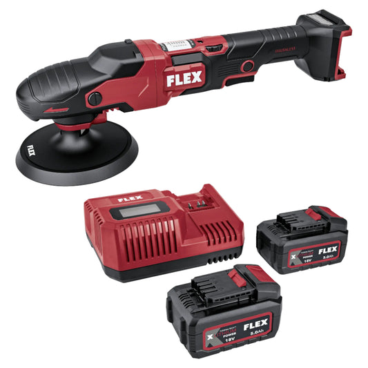 FLEX Akkupolierer PE 150 18-EC C Set Lieferumfang - Schleiftitan.de