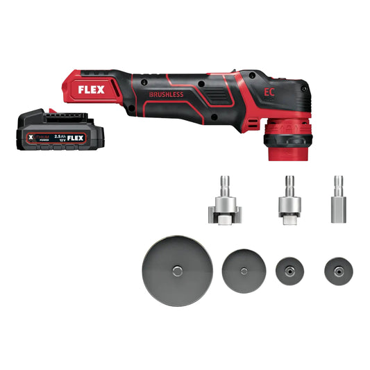 FLEX Akkupolierer PXE 80 12-EC/2.5 SET Zubehör - Schleiftitan.de