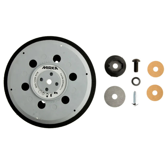 Mirka Unipad Schleifteller Ø 150 mm, 61-Loch, medium mit 5/16"-Gewinde und M8-Gewinde