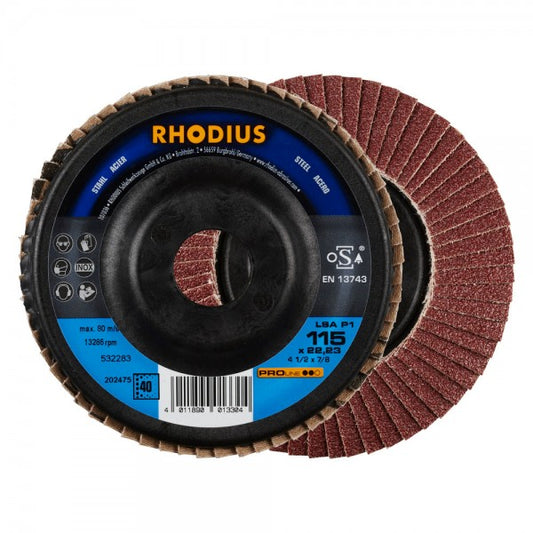 Rhodius Fächerschleifscheibe LSA P1