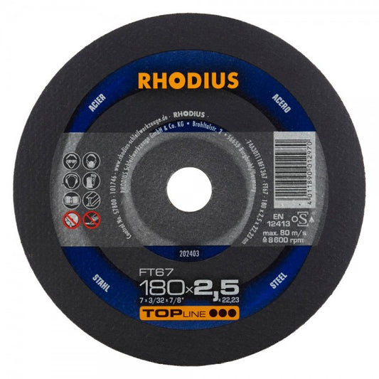 Rhodius Trennscheibe FT67