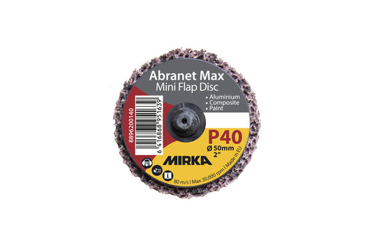 Mirka Abranet Max Mini Flap Disc - Quick Lock Ø 50 mm