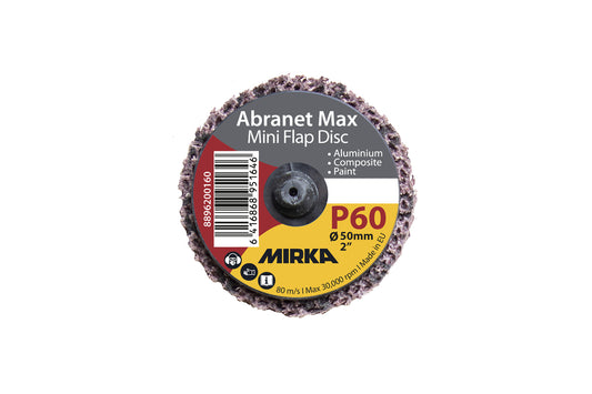 Mirka Abranet Max Mini Flap Disc - Quick Lock Ø 50 mm