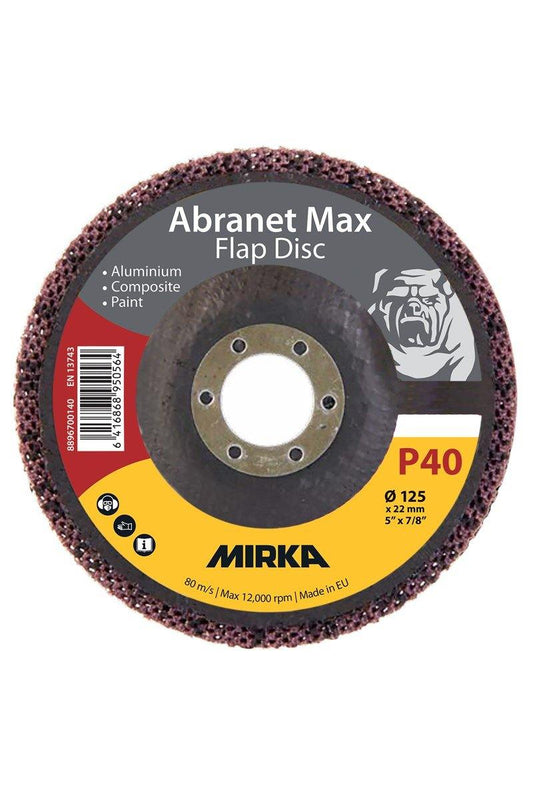 Mirka Abranet Max Flap Disc 125mm Fächerschleifscheibe - Schleiftitan.de