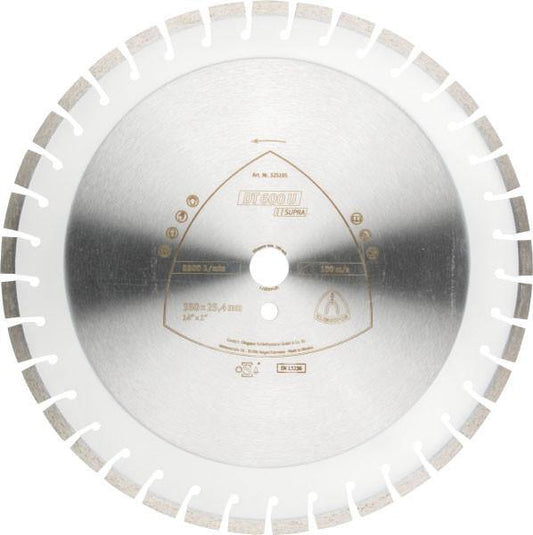 Klingspor Diamantgroßtrennscheibe DT 600 U SUPRA - Schleiftitan.de