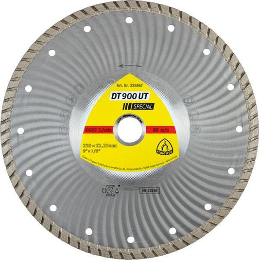 Klingspor Diamanttrennscheibe DT 900 UT SPECIAL - Schleiftitan.de