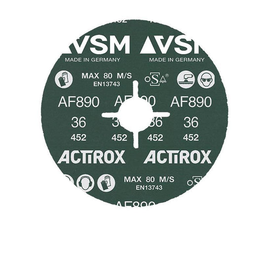 VSM Fiberscheibe Actirox Typ AF890 - Schleiftitan.de