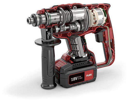 FLEX Akku Kombi-Bohrhammer 18,0 V - Schleiftitan.de