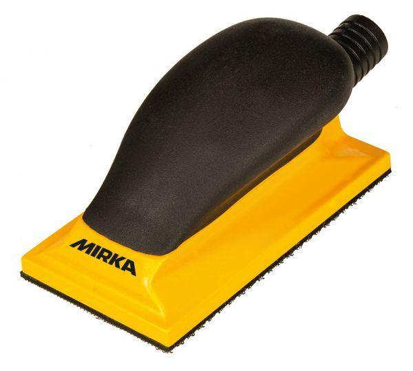 Mirka Handschleifer Starter-Kit – Mit Bügelgriff, Abranet Schleifstreifen & Absaugschlauch