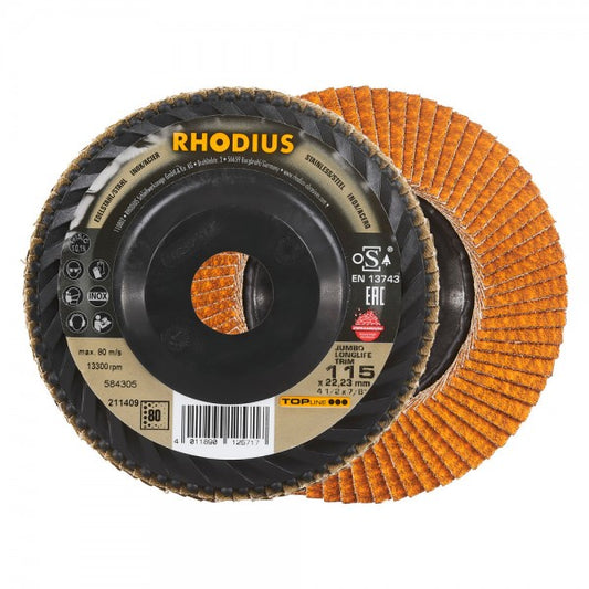 Rhodius Fächerschleifscheibe JUMBO LONGLIFE TRIM