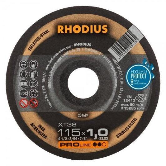 Rhodius Trennscheibe XT38 - Schleiftitan.de